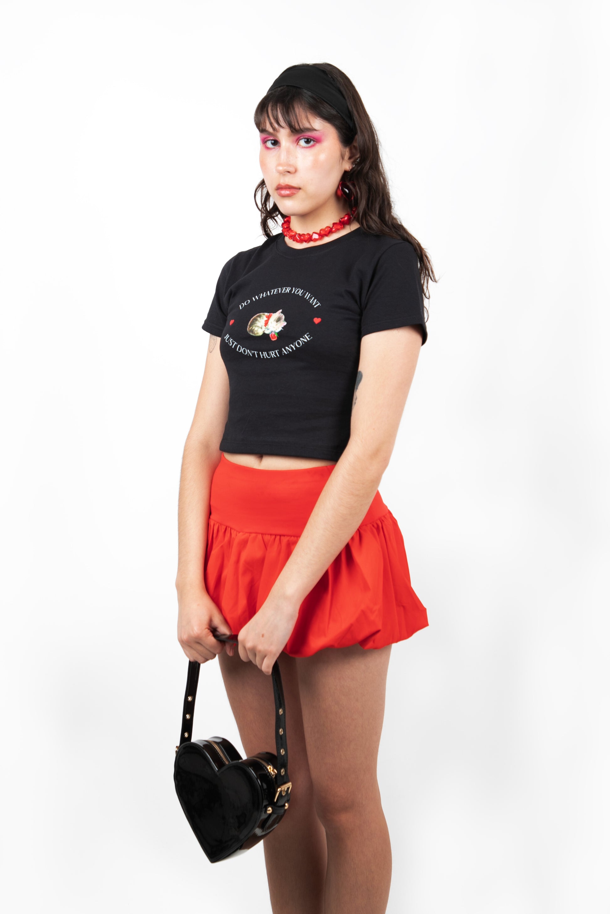 FALDA BUBBLE ROJA