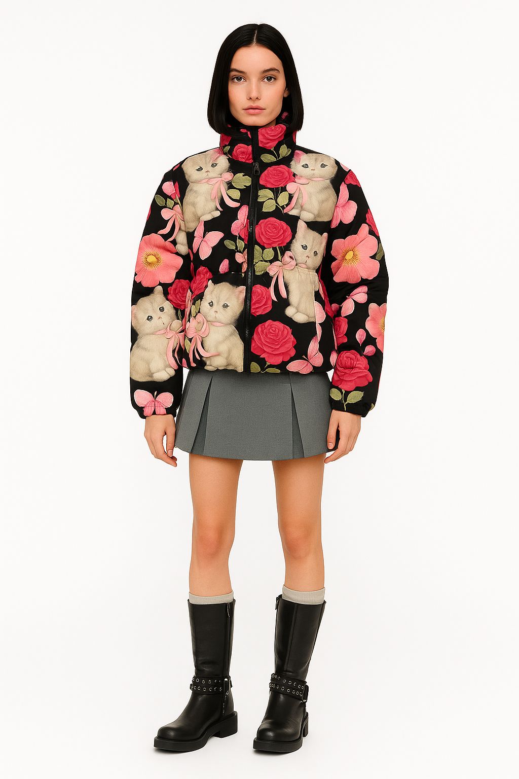 CHAQUETA GATITO ROMÁNTICO