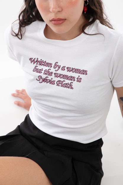 POLERA ESCRITA POR SYLVIA PLATH