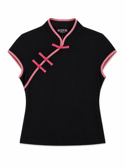 TOP QIPAO ROSADO