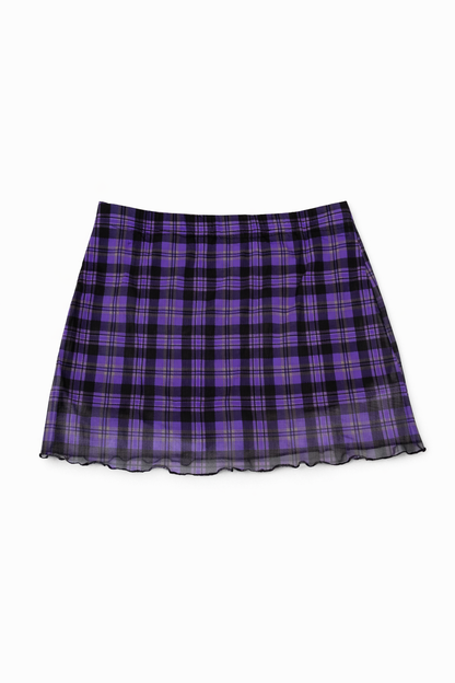 FALDA BRUNA TRASLÚCIDA