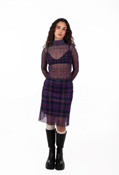 MALLA TARTÁN MORADO