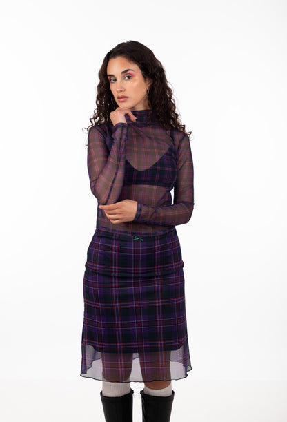 MALLA TARTÁN MORADO