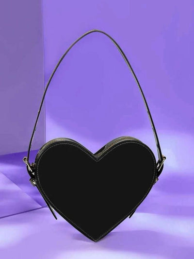 CARTERA CORAZÓN NEGRA