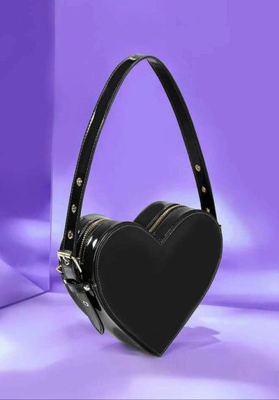 CARTERA CORAZÓN NEGRA